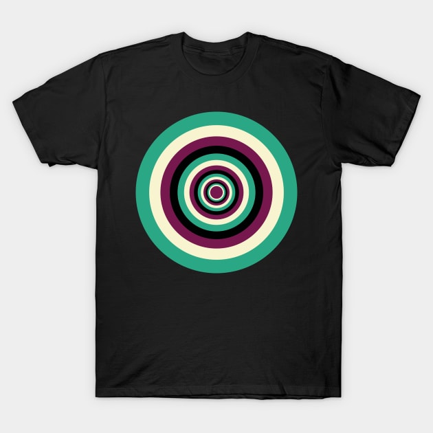 Concentric Pop Target T-Shirt by n23tees